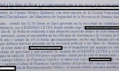 F. Varela – Denuncias por cohecho contra un médico y un oficial de la Policía Bonaerense